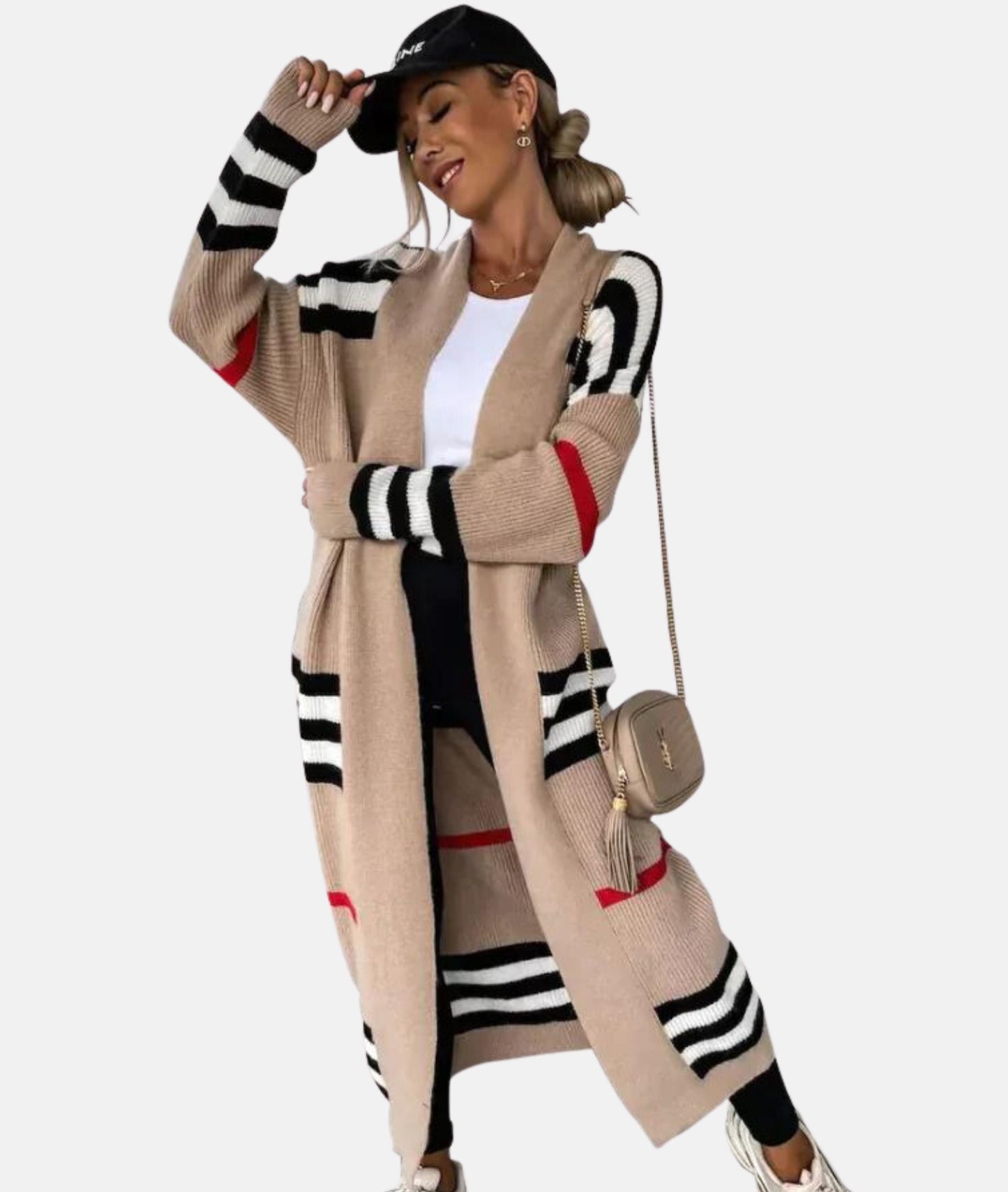 Oversized Cardigan Met Brede Mouwen - StudioMarella