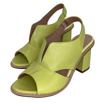 Dames Sandalen met Blokhak Open Teen Elegant Comfortabel Leer Bordeauxrood Zomerschoenen