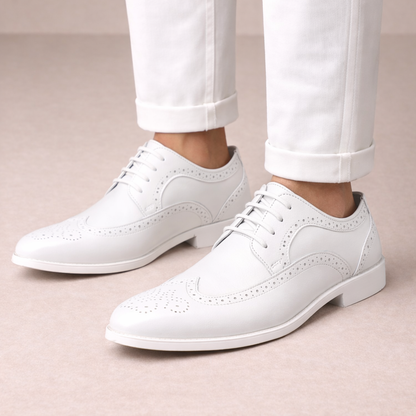 Heren Kostuumschoenen Elegante Leren Schoenen voor Werk en Formele Gelegenheden