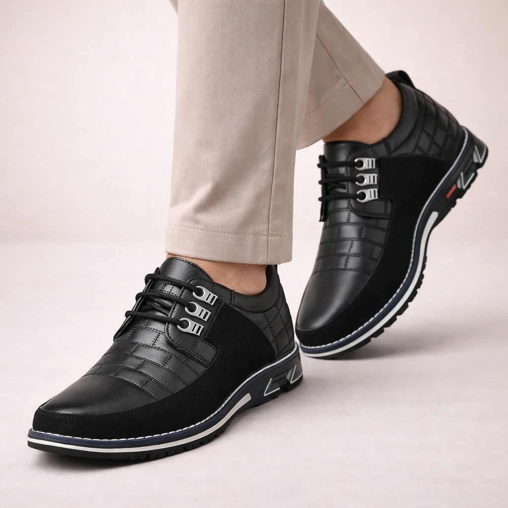Leren Schoenen Duurzaam en Elegante Stijl