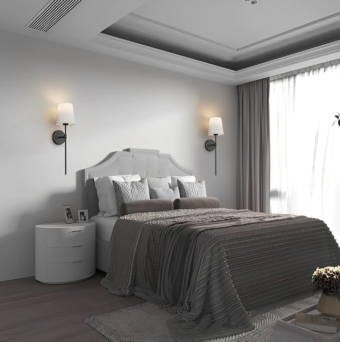 Draadloze Wandlamp Oplaadbaar LED Metaal 65 Uur Timer Afstandsbediening 3 Lichtkleuren
