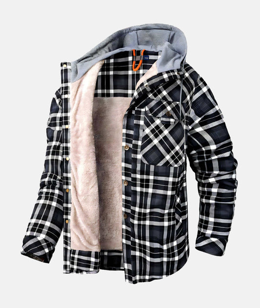 Herenjas Flanellen Geruit Warm en Casual voor Winter - StudioMarella