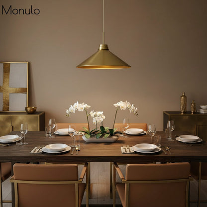 Kegelvormige Hanglamp in Landelijke Stijl - Dimbaar - Voor Keuken en Hal - Scandinavisch Geïnspireerd - Modern Farmhouse Verlichting