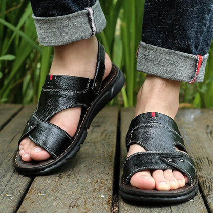 Mode Sandalen van Leer Charles