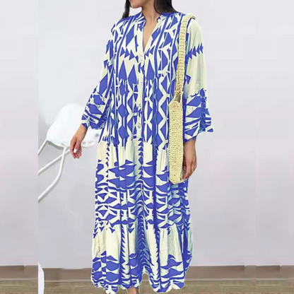 Lange Vrouwelijke Zomerjurk Maxi Jurk voor Dames