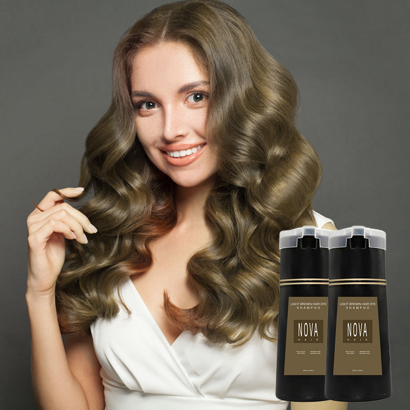 Kleurshampoo Haarkleurbehandeling met Natuurlijke Extracten Verzorgend Glanzend Haar voor Thuisgebruik