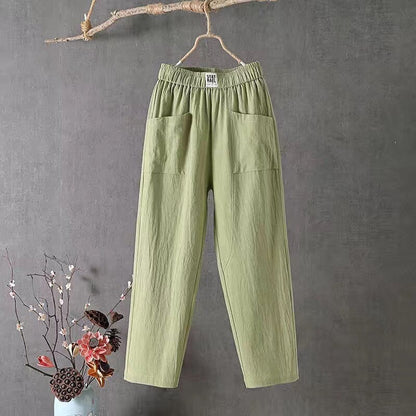 Linnen Harembroek Zomerse Katoenen Broek