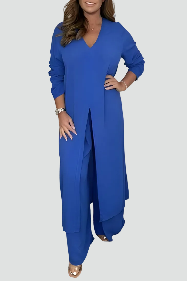 Lange Tuniek Set voor Dames Met Wijde Broek Zomer - StudioMarella