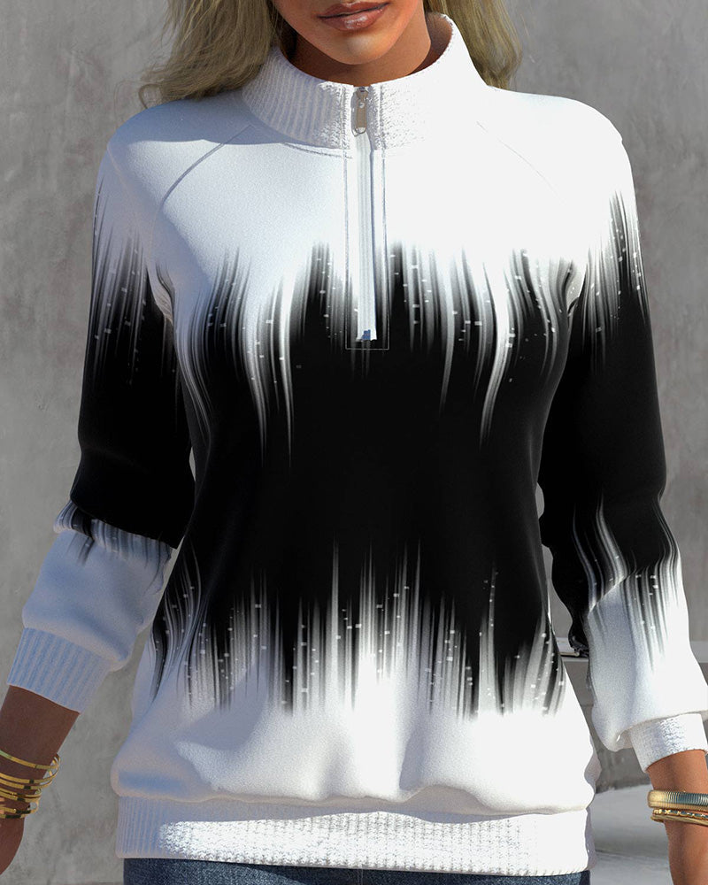 Unisex Sweatshirt met Kraag Comfortabel voor Dames en Heren