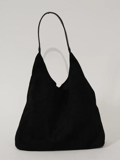 Leren Schouder tas van Zacht Suede Leer