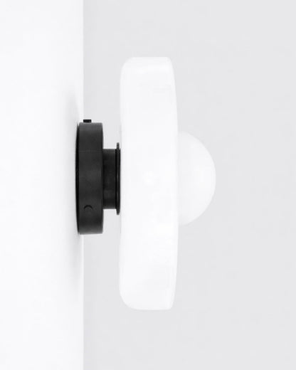 Minimalistische Glazen Wand- en Plafondlamp — Moderne Verlichting voor Gang & Slaapkamer — Dimbaar LED — Ø25 / Ø35 cm