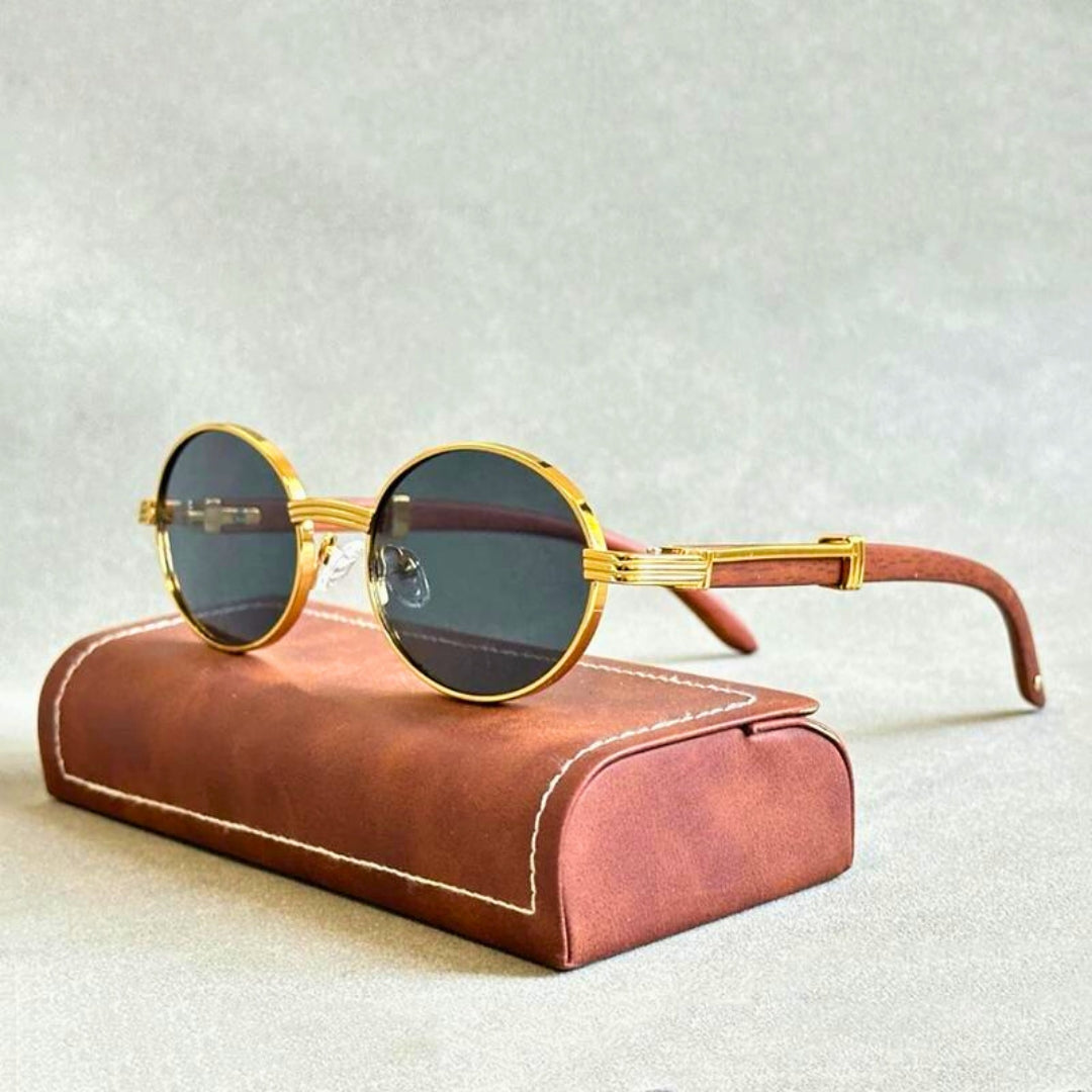 Ronde Zonnebril Vintage Stijl - StudioMarella