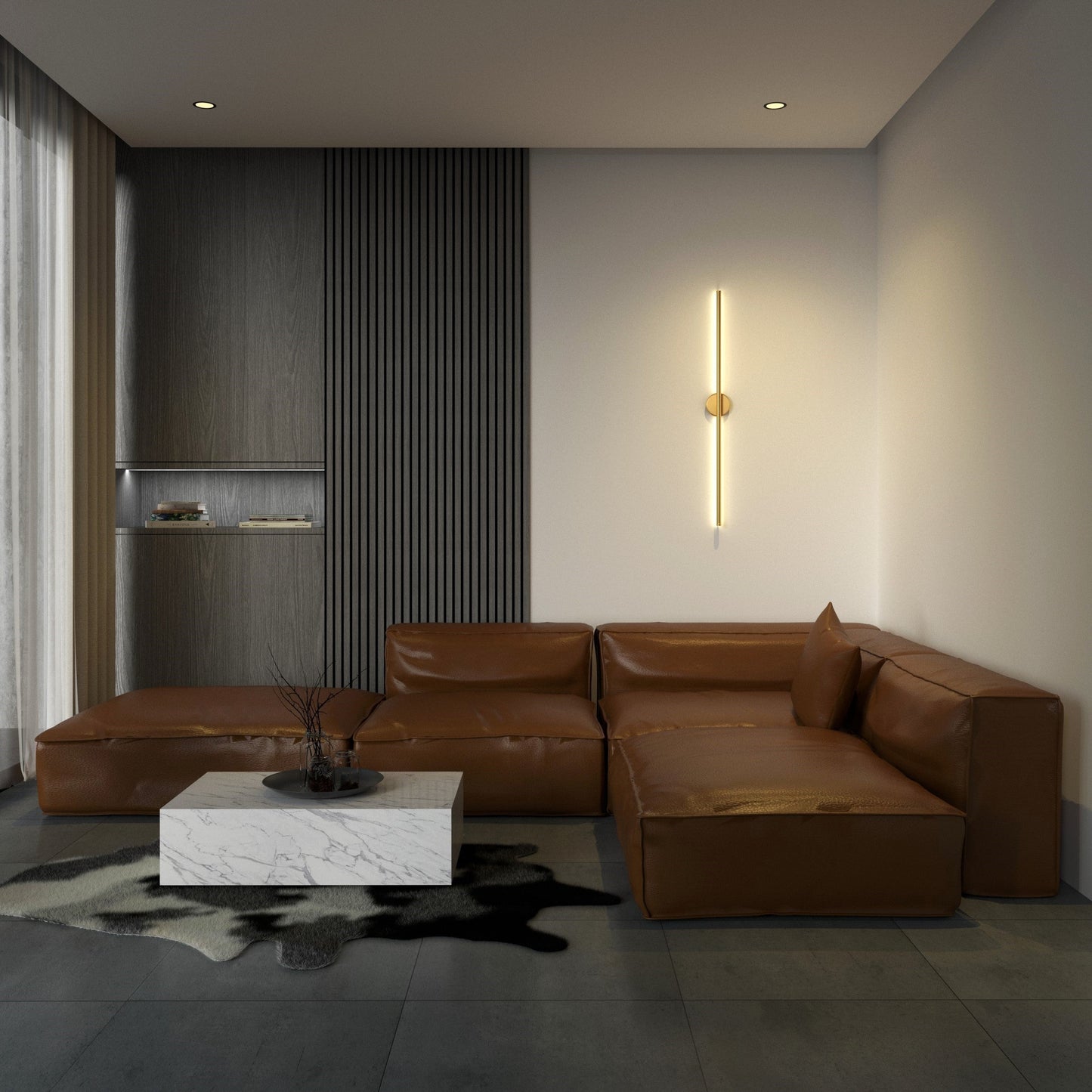 Moderne Minimalistische Ronde Wandlamp Met Geïntegreerde LED Verlichting