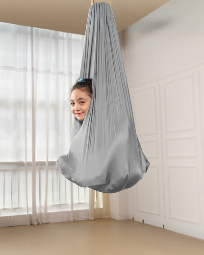 Sensorische Hangschommel voor Kinderen – Zacht Cocon Design – Therapeutische Schommelstoel met Diepe Drukstimulatie voor Rust en Ontspanning