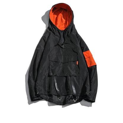 Waterdichte Mannenjas met Meerdere Zakken Outdoor