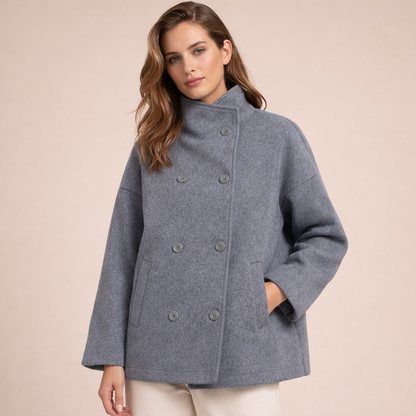 Korte Elegante Damesjas Zacht en Comfortabel