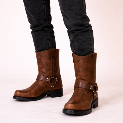 Cowboylaarzen Dames Vintage Leer Western Stijl
