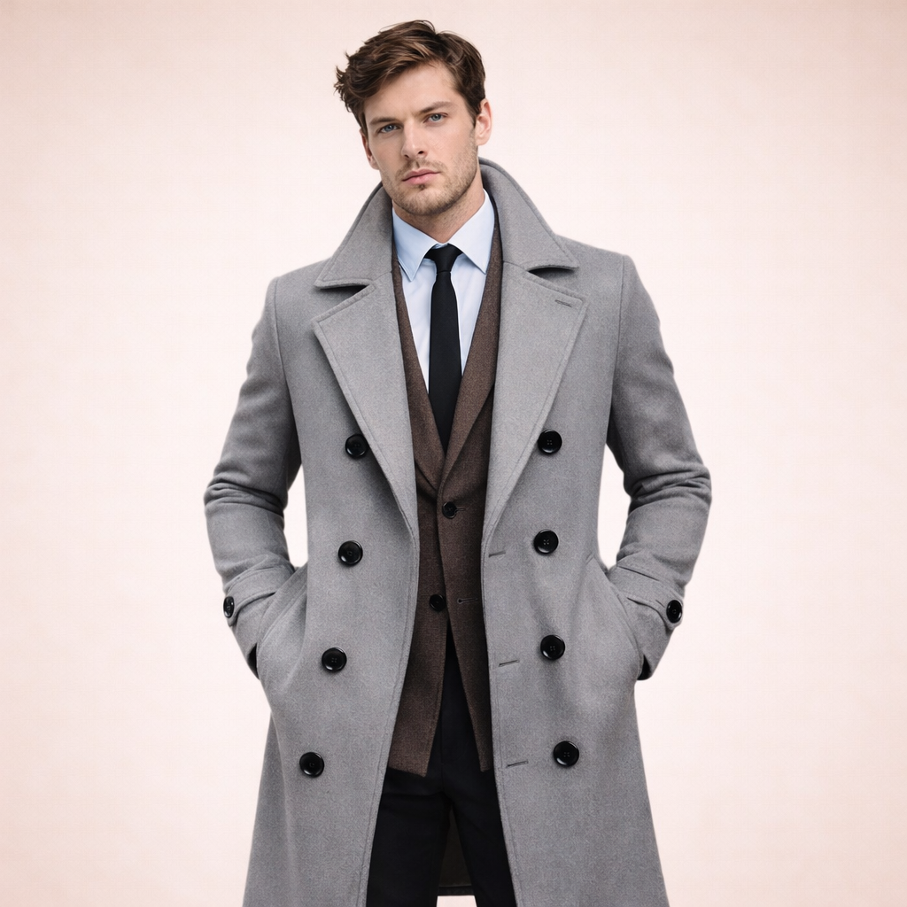 Lange Herenjas Warm Elegant Tijdloos Milan Stijl