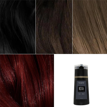 Kleurshampoo Haarkleurbehandeling met Natuurlijke Extracten Verzorgend Glanzend Haar voor Thuisgebruik