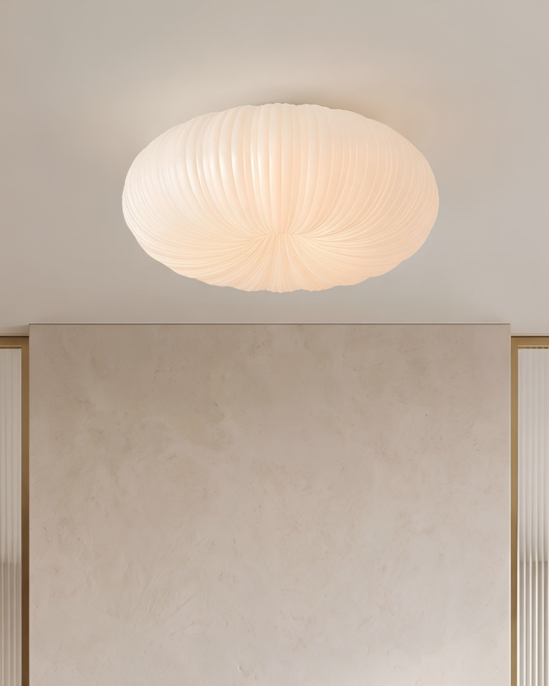 Plafondlamp Iris Scandinavisch Dimbaar Metaal & Acryl met Afstandsbediening voor Moderne Woonruimtes Slaapkamer Eetkamer Sfeerverlichting