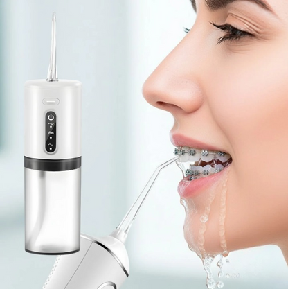 Mondverzorging Waterflosser met Wisselbare Opzetstukken | 3 Reinigingsmodi | IPX6 Waterdicht