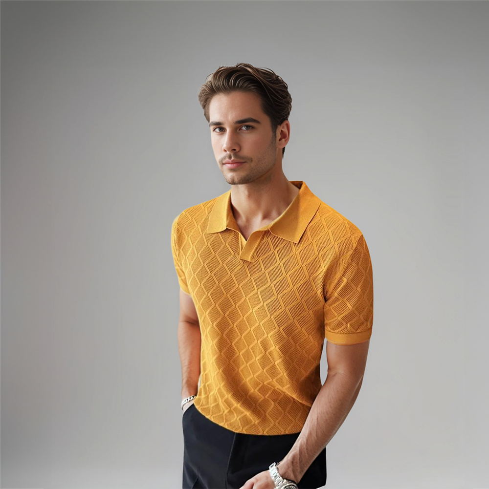 Heren Polo Wit Klassieke Stijl Casual Kleding - StudioMarella