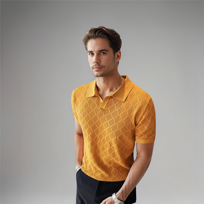 Heren Polo Wit Klassieke Stijl Casual Kleding - StudioMarella