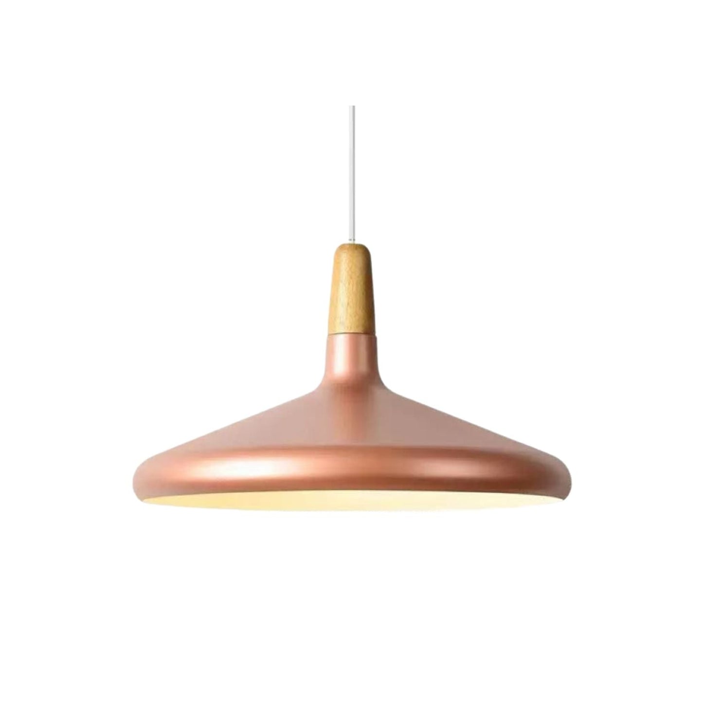Hanglamp Scandinavisch Aluminium Hout Wit E27 Eettafel Woonkamer Minimalistisch Design Verlichting Keukeneiland