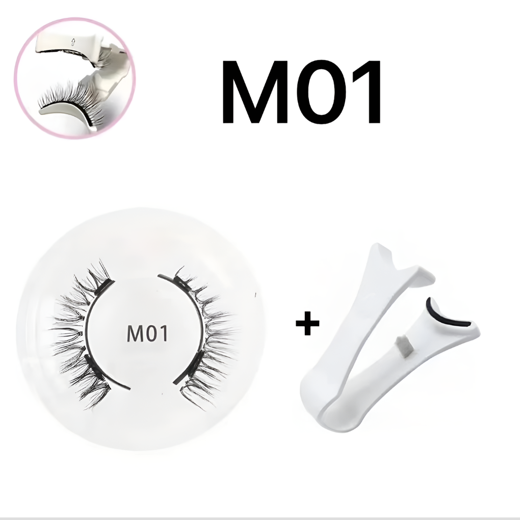 Magnetische Kunstwimpers Set met Pincet - Herbruikbaar - Lijmvrij Aanbrengen - Natuurlijke Look - Valse Wimpers