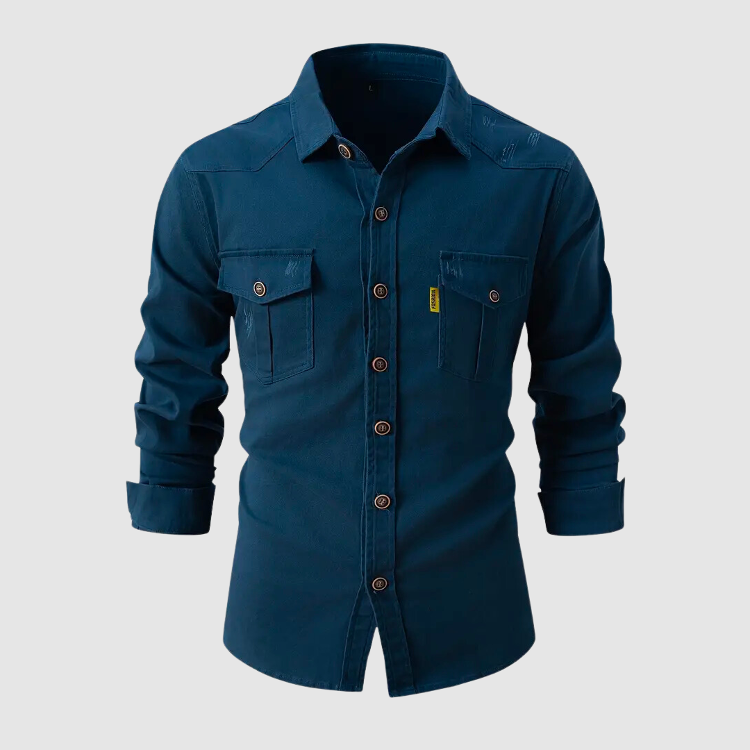 Levi Denim Shirt Robuust Comfortabel - StudioMarella