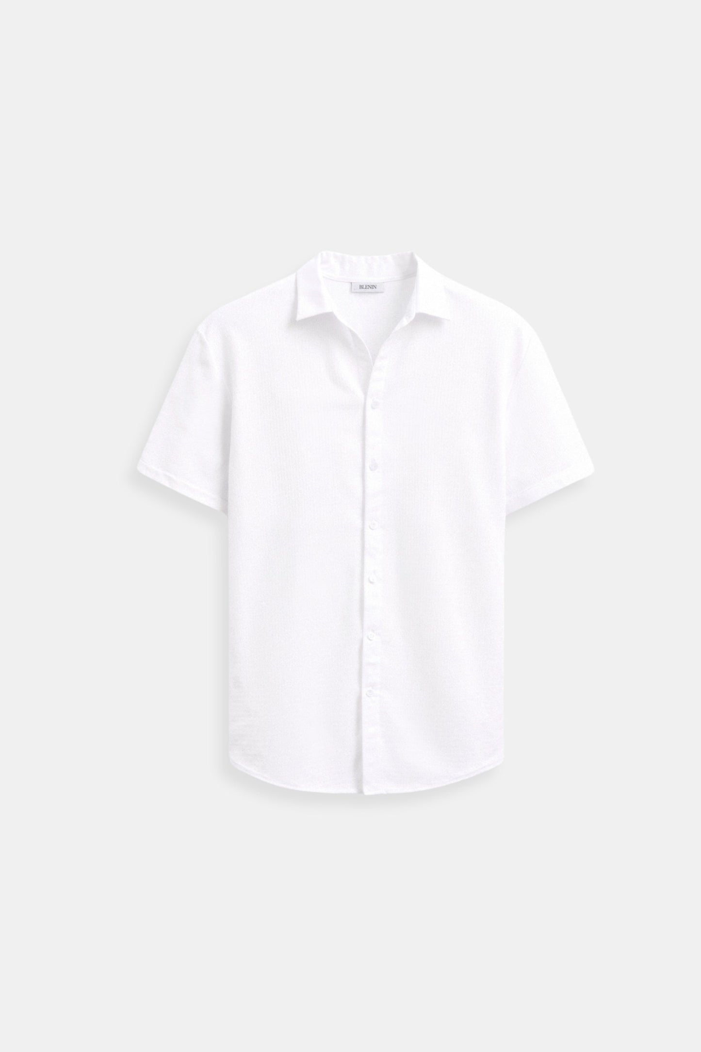 Linnen Overhemd Kort Mouw Zomer Klassiek Design - StudioMarella