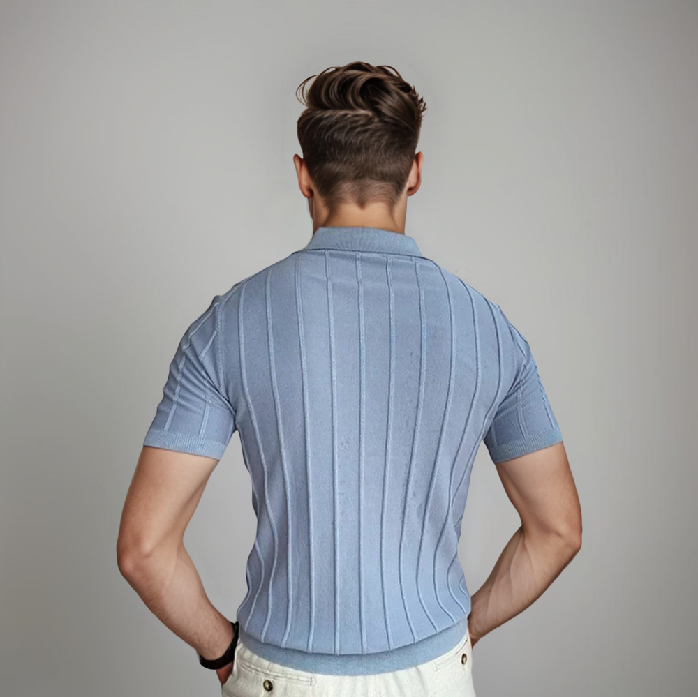 Heren Polo Shirt Slim Fit Klassiek Design