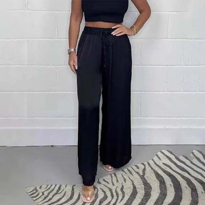 Comfortabele Elastische Vrouwelijke Broek Zit Comfort