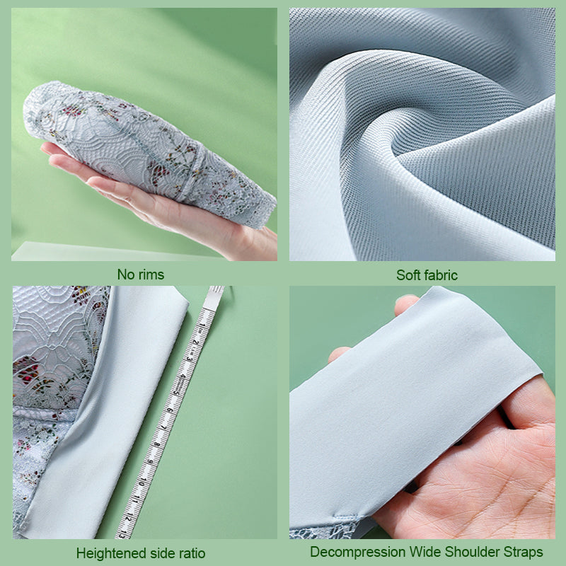 Full-Coverage BH Naadloos Extra Ondersteuning Elastisch Damesondergoed Zwart Beige Dagelijks Comfort