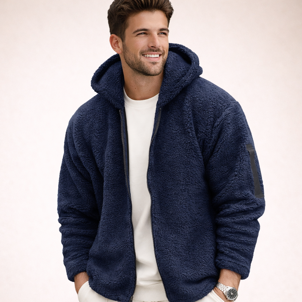 Heren Jas Warm Waterdicht Met Capuchon Sportief