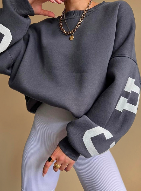 Vrouwelijke Oversized Trui Losse Pasvorm - StudioMarella