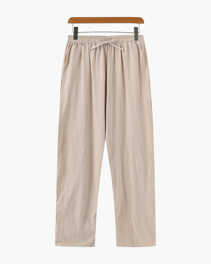 Heren Linnen Broek Elastisch Zomercomfort Lichtgewicht - StudioMarella