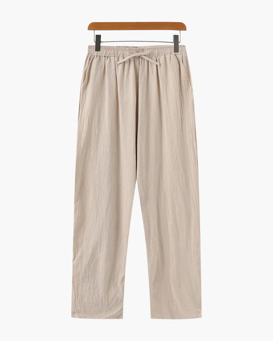 Heren Linnen Broek Elastisch Zomercomfort Lichtgewicht - StudioMarella