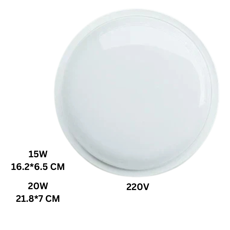 Waterdichte Plafondlamp LED Rond Ovaal Vierkant voor Badkamer Keuken Balkon met Vochtbestendige Behuizing