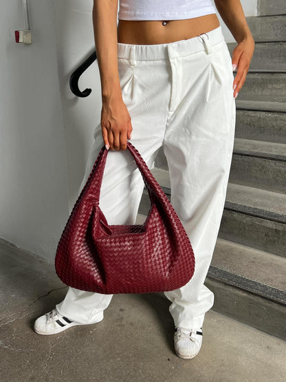 Luxe Schoudertas Grote Capaciteit Leer Look
