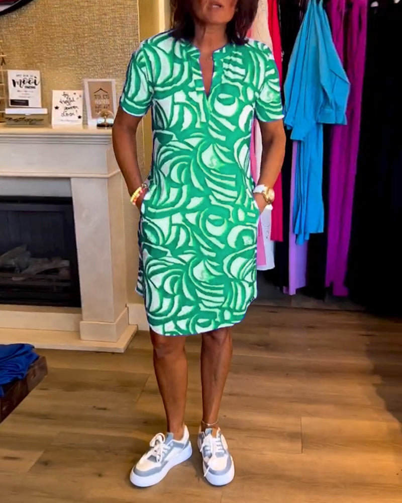 Dames Jurk Comfortabele Pasvorm Elegante Stijl
