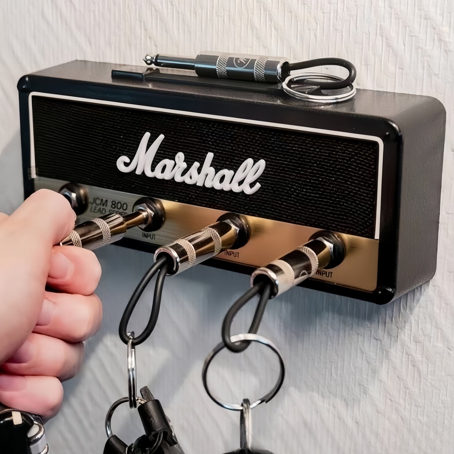 Decoratieve Sleutelhanger met Muziekversterker Design – Creatief Wandhaakje voor Sleutels