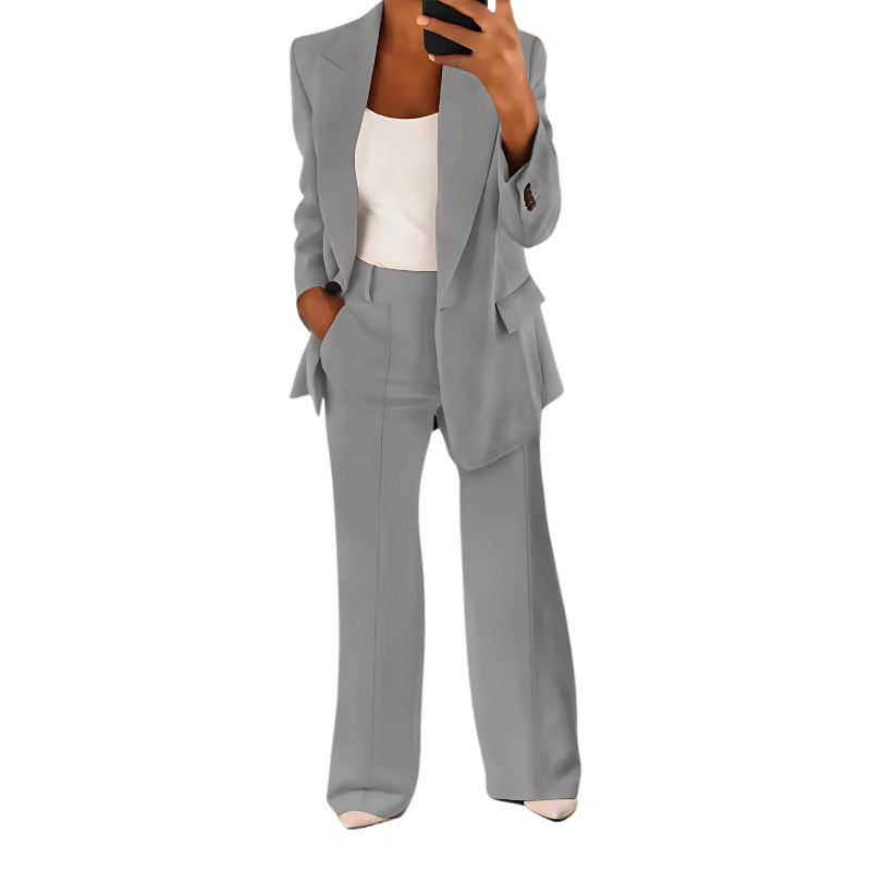 Damesjas Herfst Dubbele Knopen Elegante Stijl - StudioMarella
