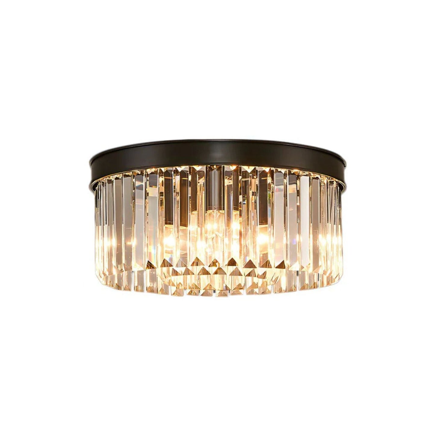 Plafondlamp kristal 40 cm goud 4x E14 woonkamer hal slaapkamer luxe plafondverlichting moderne kristallen lamp