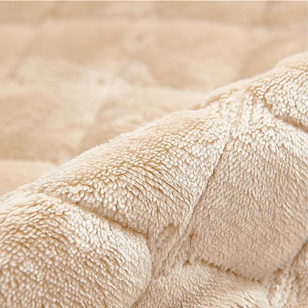 Gequilte Relaxfauteuil Hoes met Opbergzak – Microvezel Beschermhoes voor Recliner Stoel