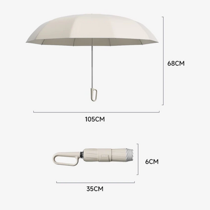 Automatische Stormparaplu met Reflecterende Rand – Windbestendig & Compact voor Onderweg