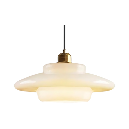 Plafondlamp Art Deco Messing Glas D30 D28 D32 Goud Vintage Design