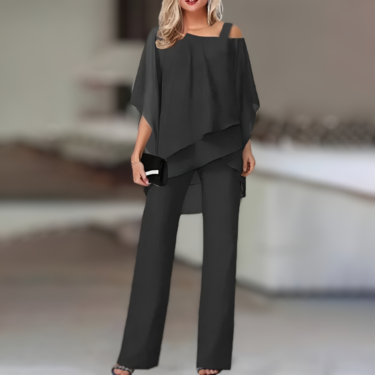 Elegante Off-Shoulder Co-ord Set voor Dames Zomerkleding - StudioMarella