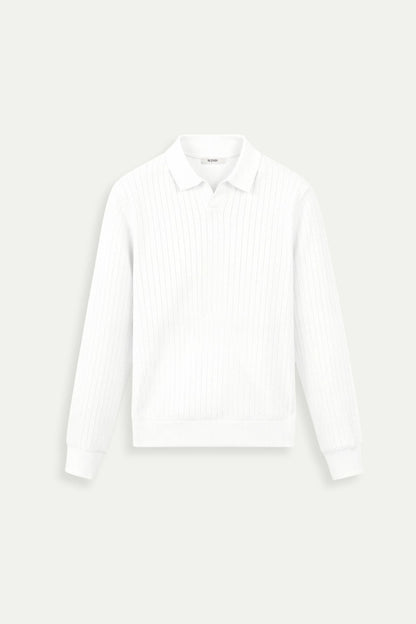 Gebreid Poloshirt Zacht en Comfortabel Elegante Stijl