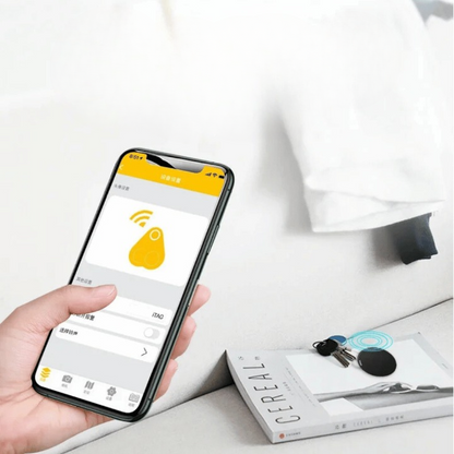 Bluetooth Tracker Mini Set van 2 – Localiseer Sleutels en Tassen – Anti-Verlies Alarm 50m Bereik